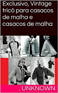 Livro Exclusivo, Vintage tricô para casacos de malha e casacos de malha