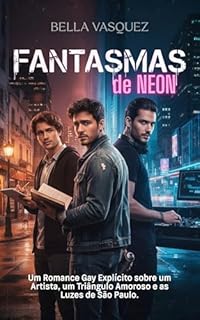 Livro Fantasmas de Neón: Um Romance Gay Explícito sobre um Artista, um Triângulo Amoroso e as Luzes de São Paulo.