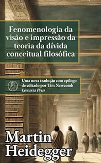 Livro Fenomenologia da visão e impressão da teoria da dívida concetual filosófica