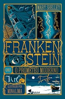 Livro Frankenstein – Edição de luxo ilustrada e com elementos interativos do estúdio MinaLima