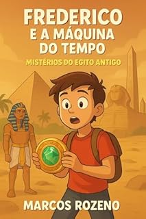 Livro Frederico e a Maquina do Tempo - Mistérios do Egito Antigo