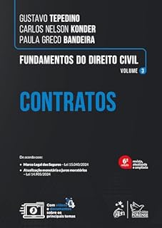 Livro Fundamentos do Direito Civil Contratos Vol. 3 - 6ª Edição 2025