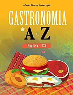 Livro Gastronomia de A a Z: inglês EUA