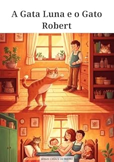 Livro A Gata Luna e o Gato Robert