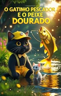 Livro O Gatinho Pescador e o Peixe Dourado
