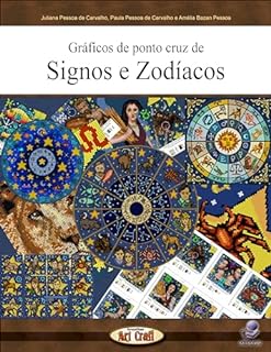 Livro Gráficos de ponto cruz Signos e Zodíacos (gráficos de punto de cruz)