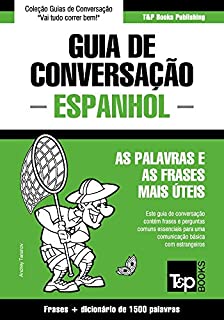 Livro Guia de Conversação Português-Espanhol e dicionário conciso 1500 palavras