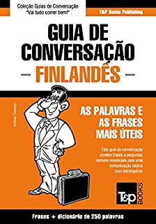 Livro Guia de Conversação Português-Finlandês e mini dicionário 250 palavras