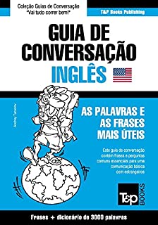 Livro Guia de Conversação Português-Inglês e vocabulário temático 3000 palavras