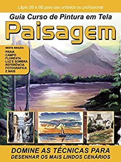 Livro Guia Curso de Pintura em Tela Paisagem