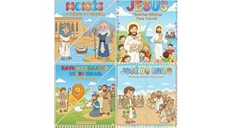 Heróis da Bíblia para Colorir: 50 Páginas de Fé com Davi, Moisés, Jesus e José do Egito