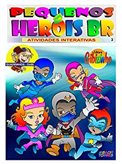 Livro Pequenos Heróis BR - Little Heroes BR: Atividades Interativas