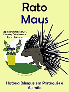 Livro História Bilíngue em Português e Alemão: Rato - Maus (Série "Aprender alemão")