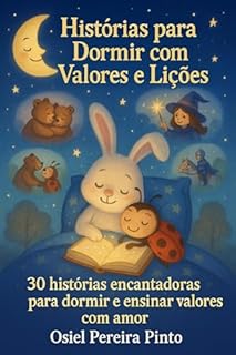 Livro Histórias para Dormir com Valores e Lições