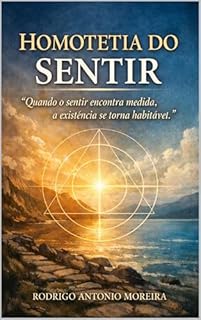 Livro HOMOTETIA DO SENTIR: ´´Quando o sentir encontra medida, a existência se torna habitável.``