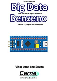 Implementando Big Data Com PHP e mySQL para monitorar Benzeno Com STM32 programado em Arduino