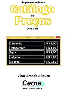 Implementando um Catálogo de Preços Com o VB