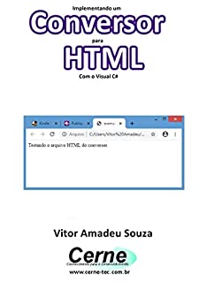 Implementando um Conversor para HTML Com o Visual C#