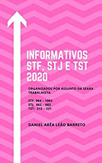 Livro Informativos STF e TST 2020: Organizados por assunto seara trabalhista