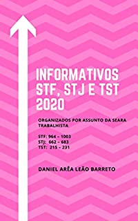 Livro Informativos STF e TST 2020: Organizados por assunto seara trabalhista