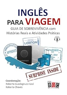 Livro Inglês para Viagem: Guia de Sobrevivência com Histórias Reais e Atividades Práticas