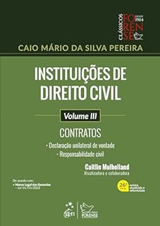 Livro Instituições de Direito Civil - Vol. III