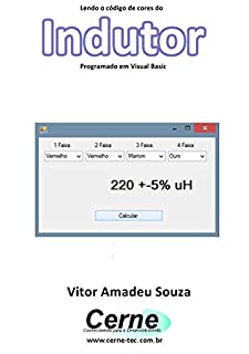 Livro Lendo o código de cores do Indutor Programado em Visual Basic