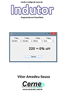 Livro Lendo o código de cores do Indutor Programado em Visual Basic