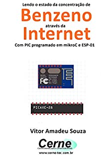 Lendo o estado da concentração de  Benzeno através da Internet Com PIC programado em mikroC e ESP-01