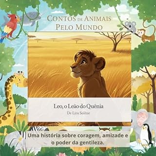 Livro Leo – O Leão do Quênia: Uma história sobre coragem, amizade e o poder da gentileza. (Animal Tales Around the World)