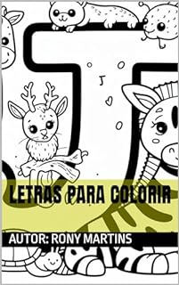 Livro Letras para Colorir
