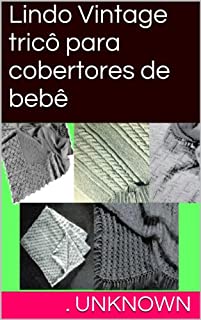 Livro Lindo Vintage tricô para cobertores de bebê