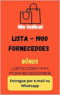 Livro Lista vip com 1900 fornecedores