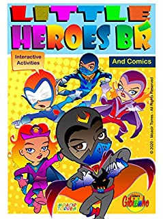Livro Little Heroes BR: Interactive Activities and Comics