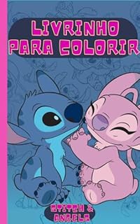 Livrinho para colorir Stitch & Angel