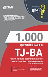 Livro Livro 1.000 Questões Gabaritadas TJ-BA - Técnico Judiciário - Escrevente de Cartório e Analista Judiciário - Área Administrativo - Téc. Nível Superior