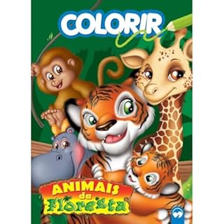 livro colorir de animais terrestres