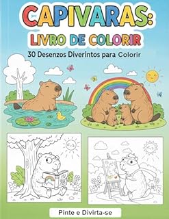 Livro de Colorir-Capivara