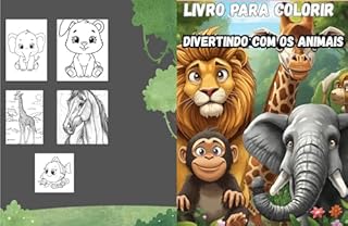 Livro Livro para Colorir- Divertindo com os Animais