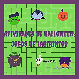 Livro Livro Labirintos de Halloween: Divirta-se com seus amigos solucionando labirintos do Dia das Bruxas!