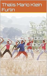 Livro Lista da Loira dos Lábios de Mel
