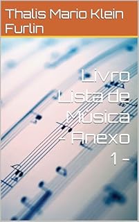 Livro Lista de Música - Anexo 1 -