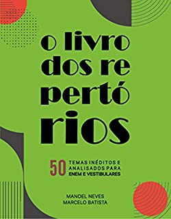 Livro O livro dos repertórios: 50 Temas Inéditos Analisados para o ENEM e Vestibulares