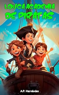 Livro Louca Academia de Piratas: Ação e Aventuras na Ilha Caranguejo (para crianças de 8 a 10 anos)