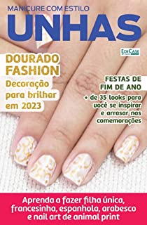 Livro Manicure Com Estilo Ed. 42 - Dourado Fashion