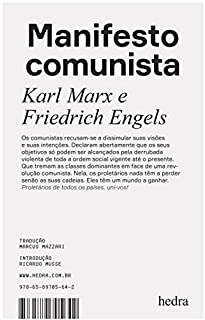Livro Manifesto comunista (Hedra Edições)