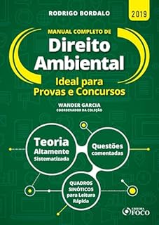 Livro Manual completo de direito ambiental: ideal para provas e concursos - 1 ed - 2019.
