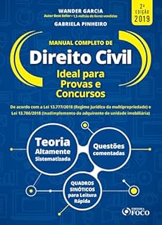 Livro Manual completo de direito civil: ideal para provas e concursos - 2.ed. - 2019.