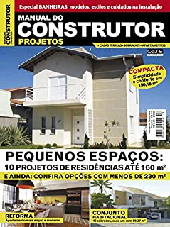 Livro Manual do Construtor Projetos Ed. 13-10 Projetos Até 160 m²