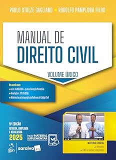 Livro Manual de Direito Civil - 9ª Edição 2025